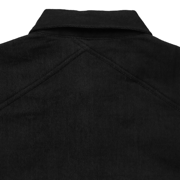 BNWOT / LTD. EDITION 3sixteen Crosscut Western Fleece Knit Shirt - Black - Large - Picture 7 of 11